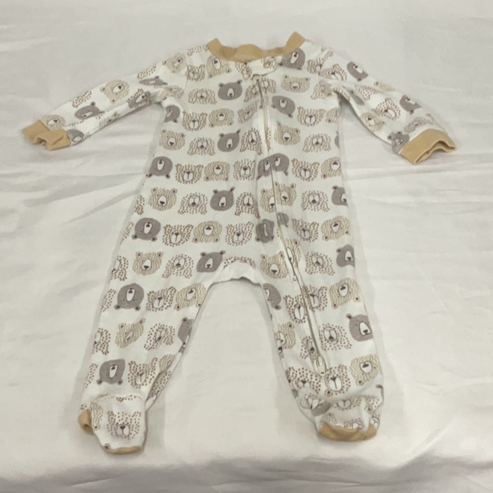 EUC Infant boys Baby essentials double zipper sleeper